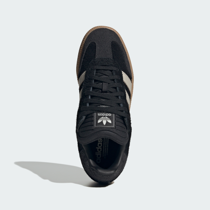 adidas Samba XLG Shoes - Core Black / Beige / Gum - View 3