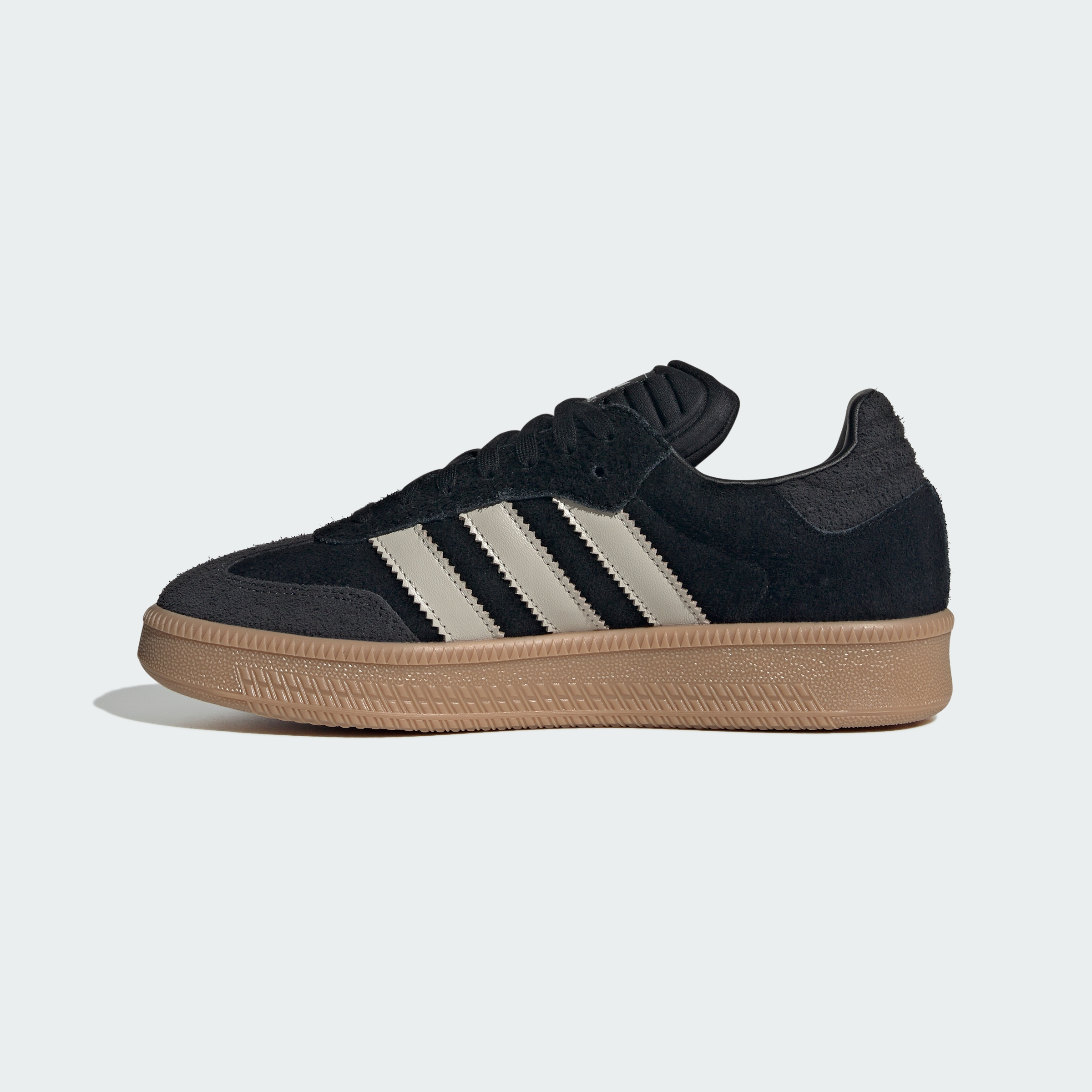 adidas Samba XLG Shoes - Core Black / Beige / Gum - View 7