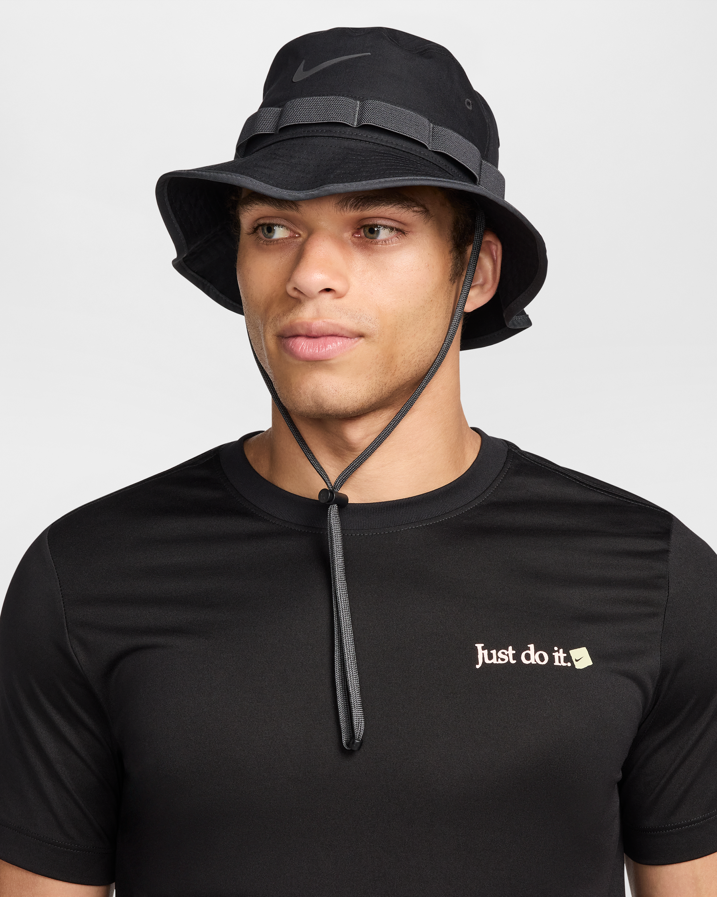 Nike Apex Dri-FIT Bucket Hat - Black/Anthracite/Anthracite/Anthracite - View 1