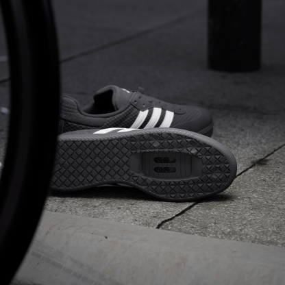 adidas Velosamba Cold.Rdy Cycling Shoes - Core Black / Cloud White / Zero Metalic - View 3