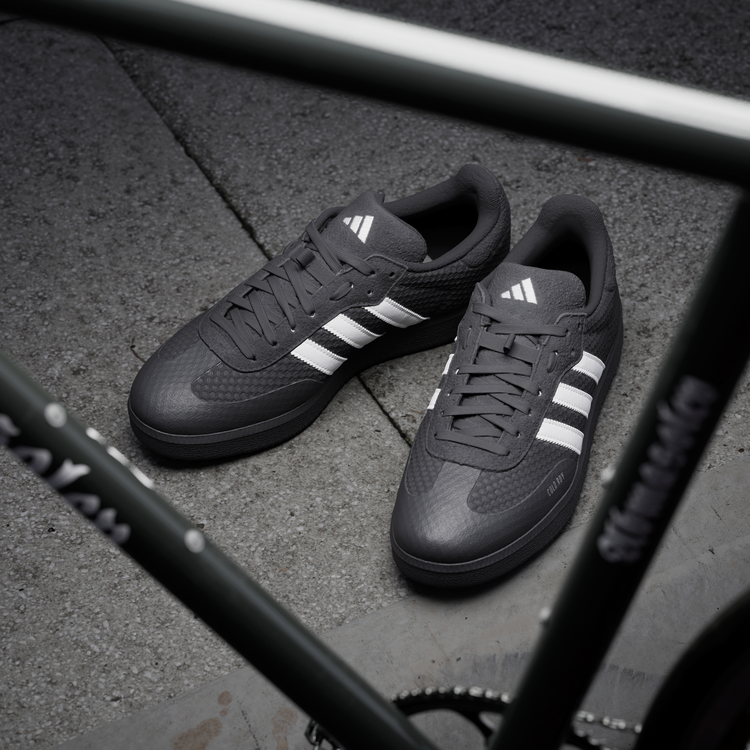 adidas Velosamba Cold.Rdy Cycling Shoes - Core Black / Cloud White / Zero Metalic - View 4