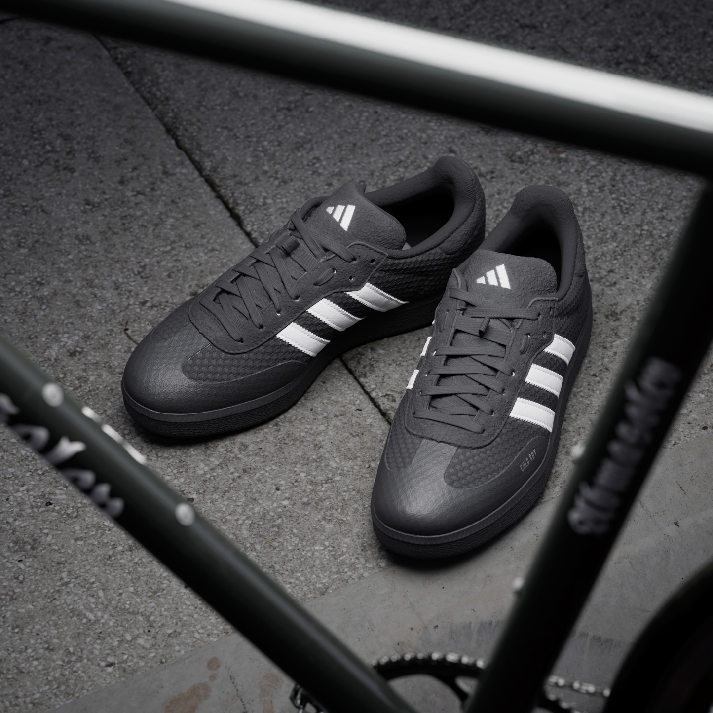 adidas Velosamba Cold.Rdy Cycling Shoes - Core Black / Cloud White / Zero Metalic - View 4