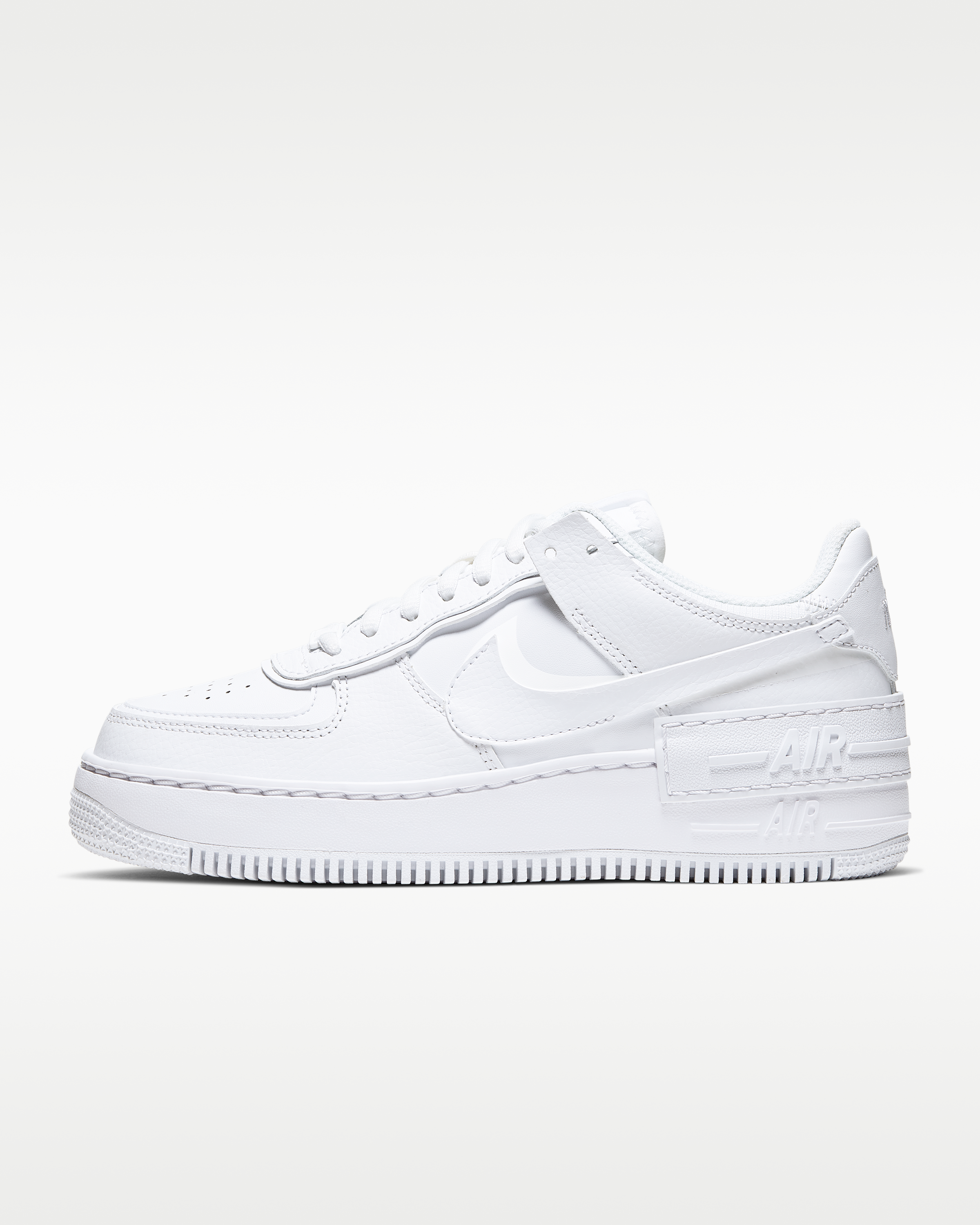 Nike Air Force 1 Shadow Women's Shoes - White/White/White - View 1