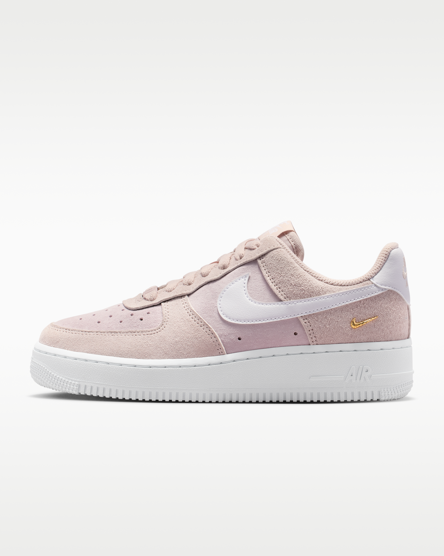 Air Force 1 '07 Low SE Women's Shoes - Silt Red/Pink Foam/Metallic Gold/White - View 1