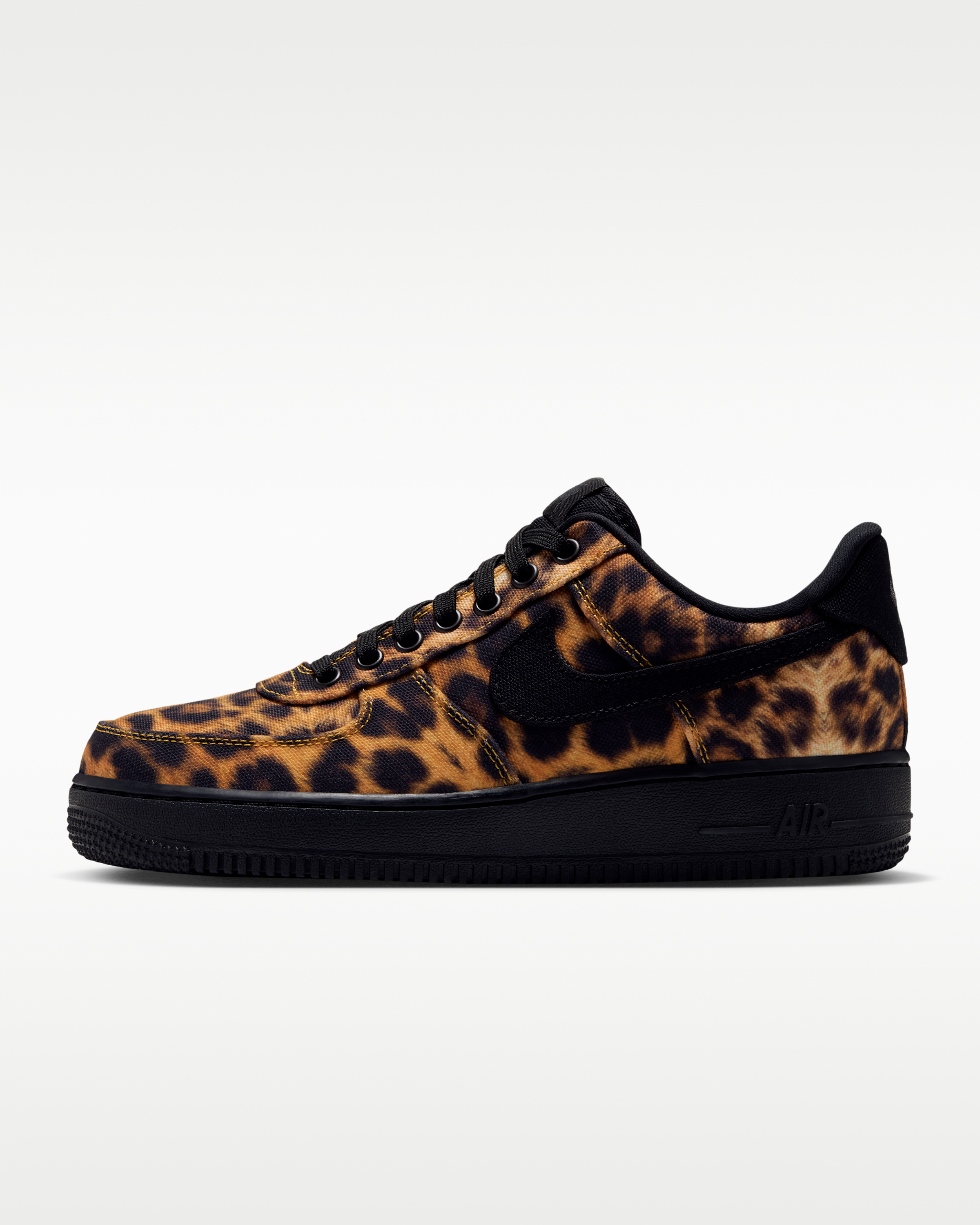 Nike Air Force 1 '07 SE Leopard Women's Shoes - Multi-Colour/Bucktan/Desert Ochre/Black - View 1