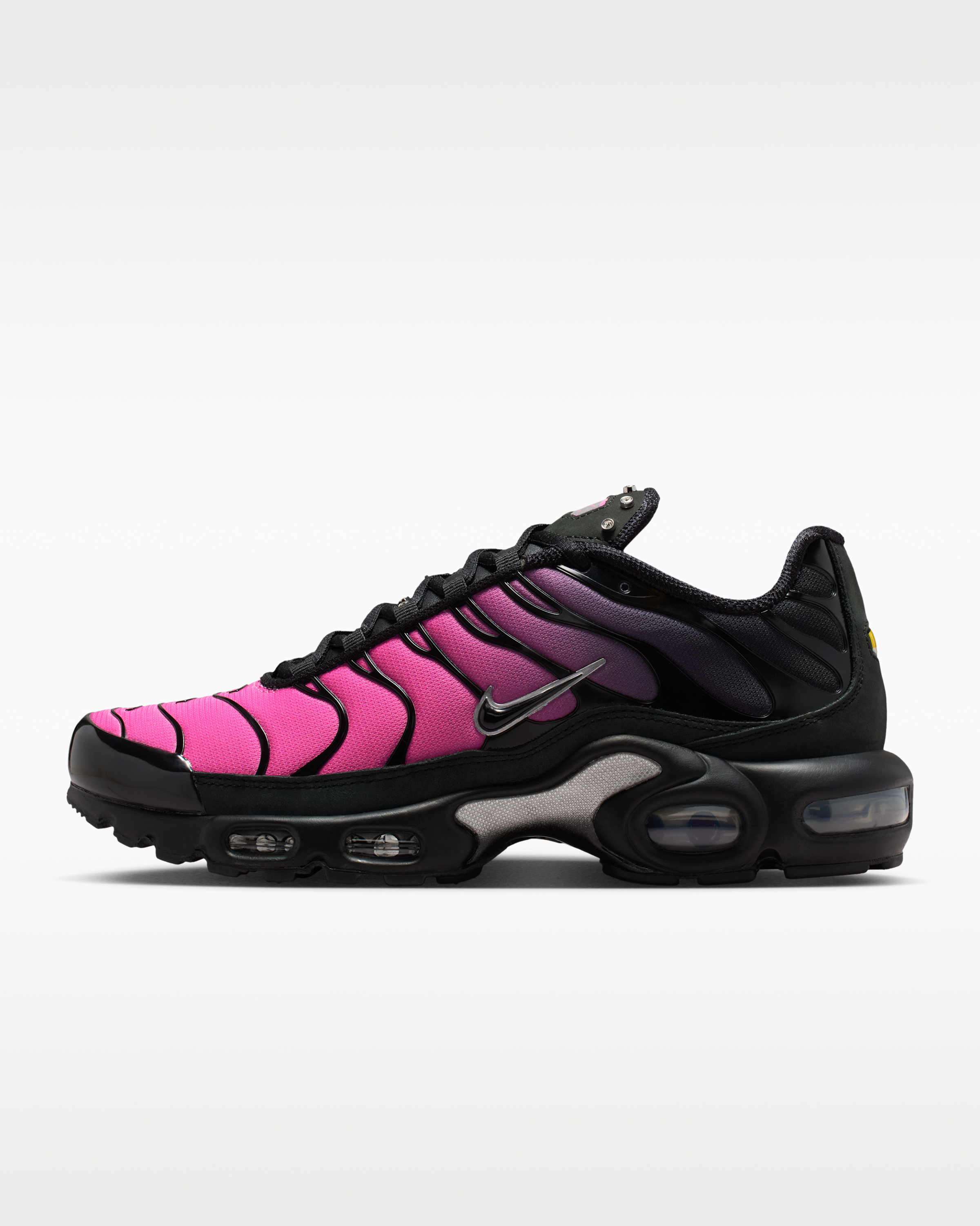 Nike Air Max Plus Women's Shoes - Black/Metallic Silver/Peony - View 1