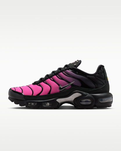 Nike Air Max Plus Women's Shoes - Black/Metallic Silver/Peony - View 1