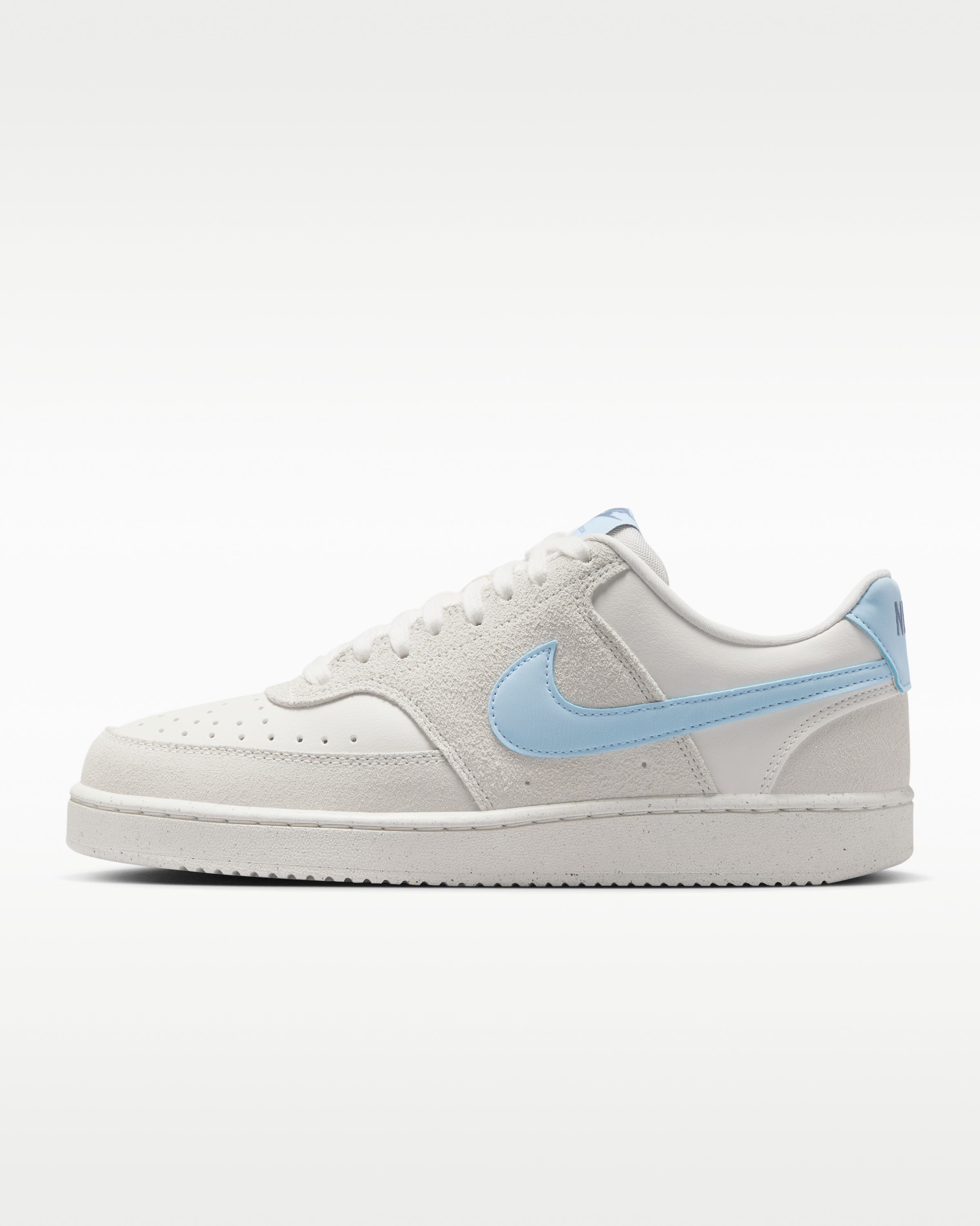 Nike Court Vision Low Women's Shoes - Phantom/Light Bone/Diffused Blue/Psychic Blue - View 1