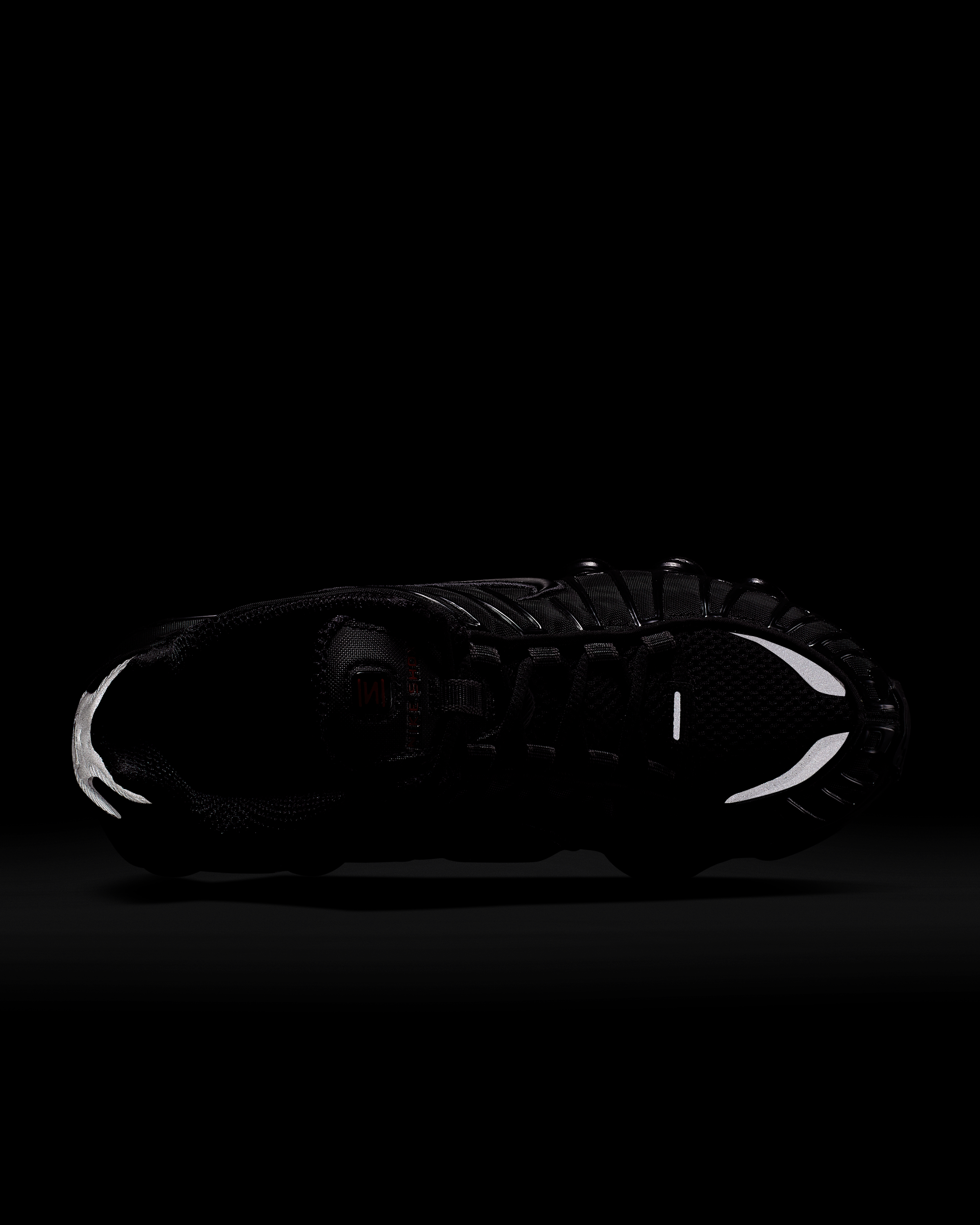 Nike Shox TL Women's Shoes - Black/Metallic Hematite/Max Orange/Black - View 7