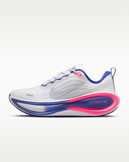 Vomero Plus SE Women's Road Running Shoes - White/Concord/Hyper Pink/Metallic Silver - View 1