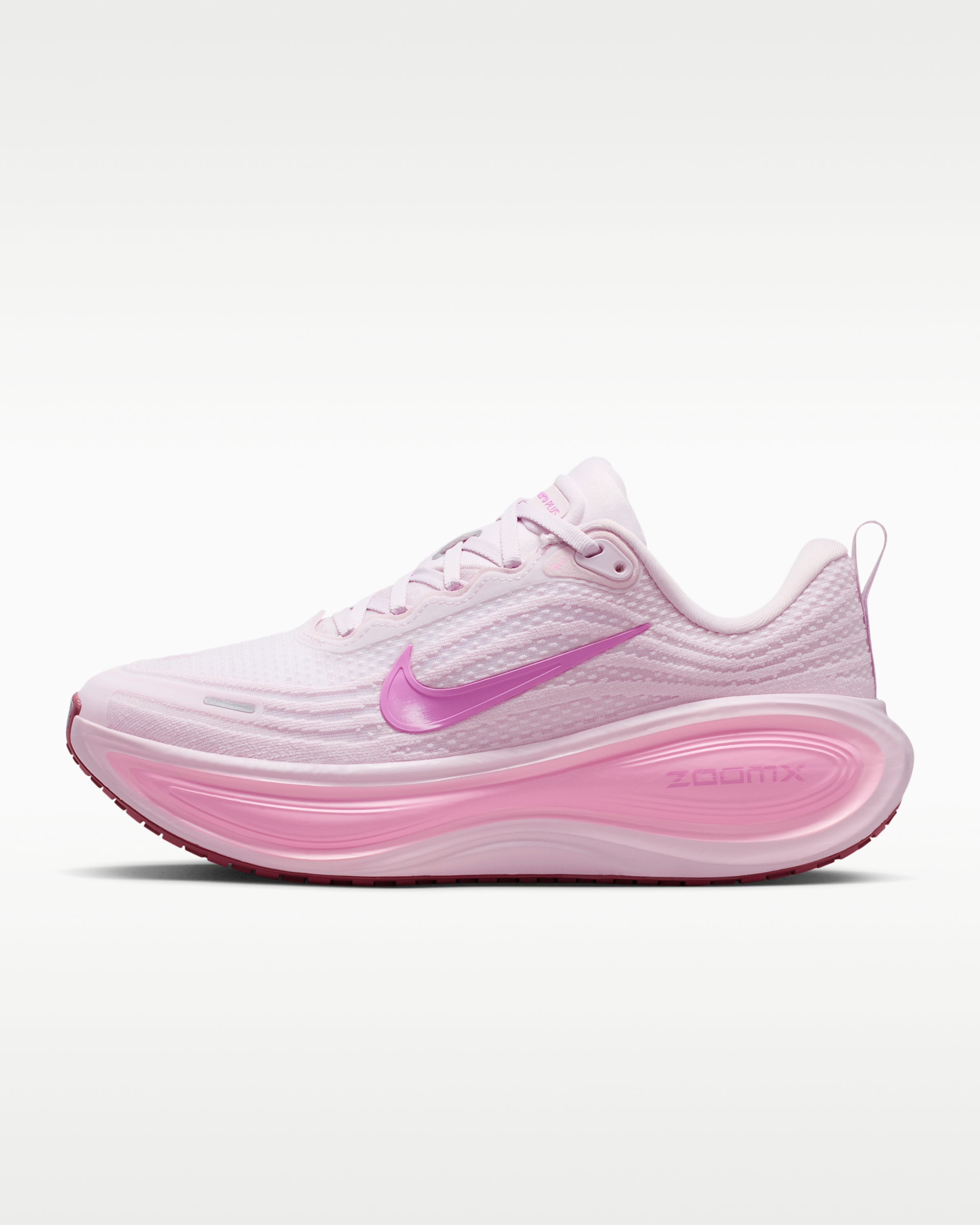 Nike Vomero Plus Women's Road Running Shoes - Bleached Lilac/Pink Rise/Pink Foam/Light Magenta - View 1