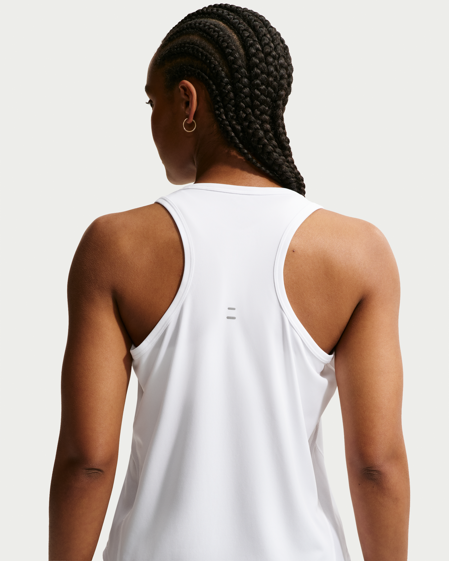 Nike Tempo Women's Dri-FIT Running Tank Top - White - View 2