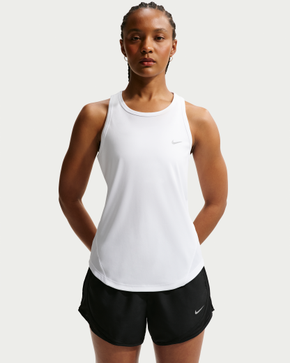Nike Tempo Women's Dri-FIT Running Tank Top - White - View 1