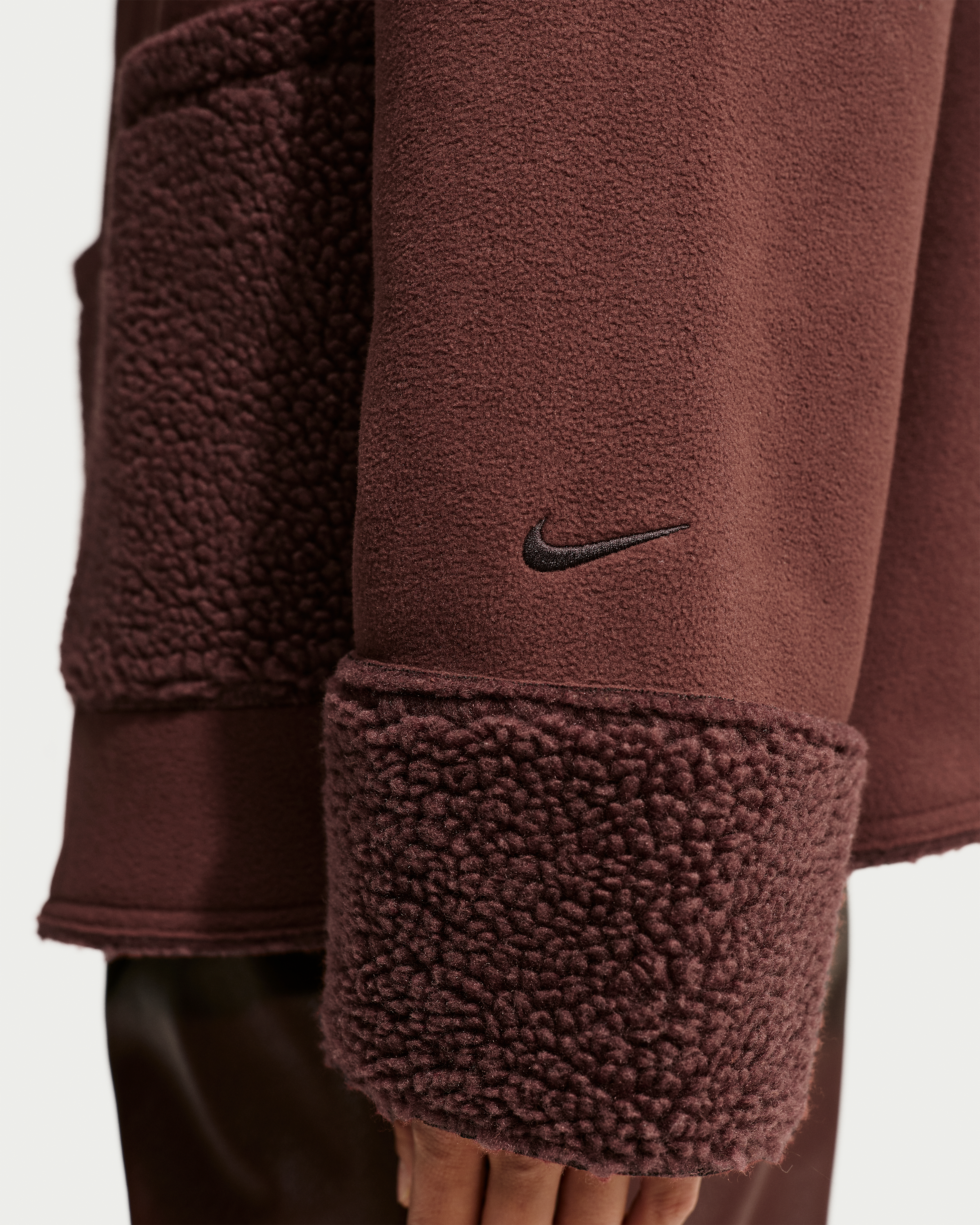 Nike Sportswear Women's Oversized Therma-FIT Chore Jacket - Mystic Dates/Black - View 2