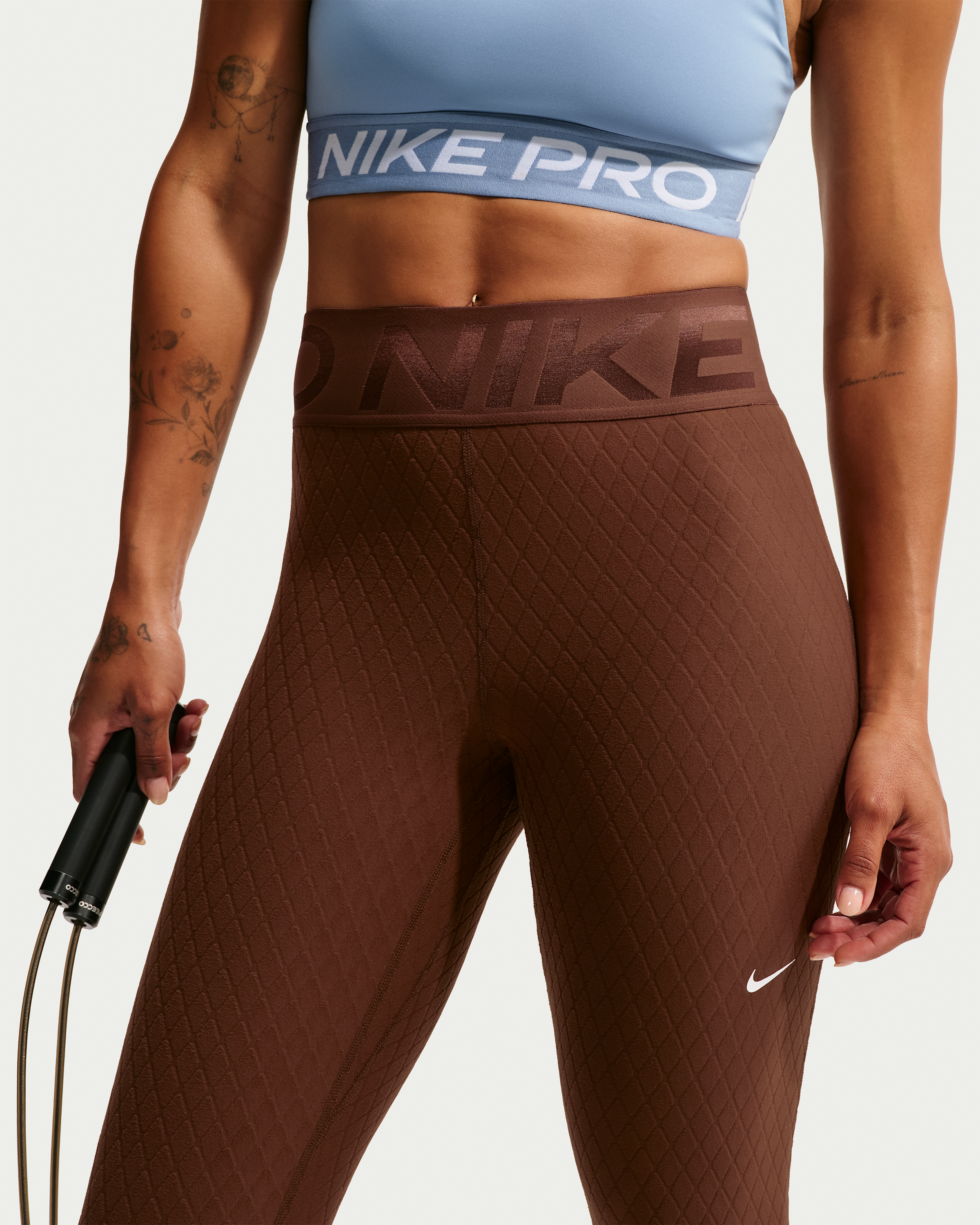 Nike Pro Sculpt Women's Therma-FIT High-Waisted Leggings - Cacao Wow/White - View 2