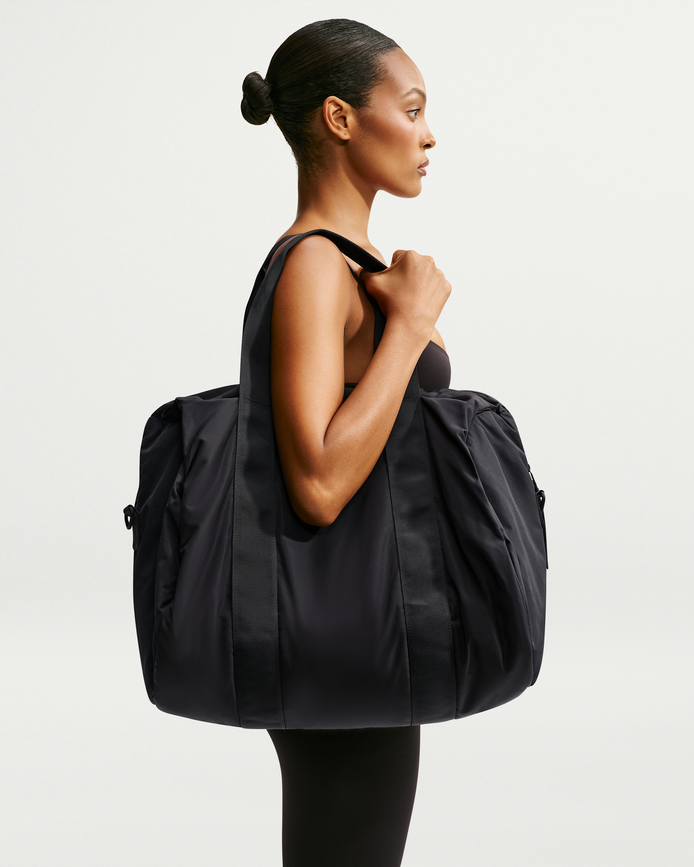 NikeSKIMS Women’s Puffer Gym Bag - NSKM Obsidian/NSKM Obsidian - View 1