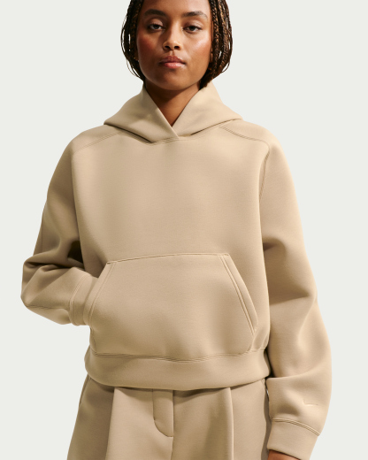 Nike Article Fleece Women's Oversized Hoodie - Parachute Beige/Parachute Beige - View 1