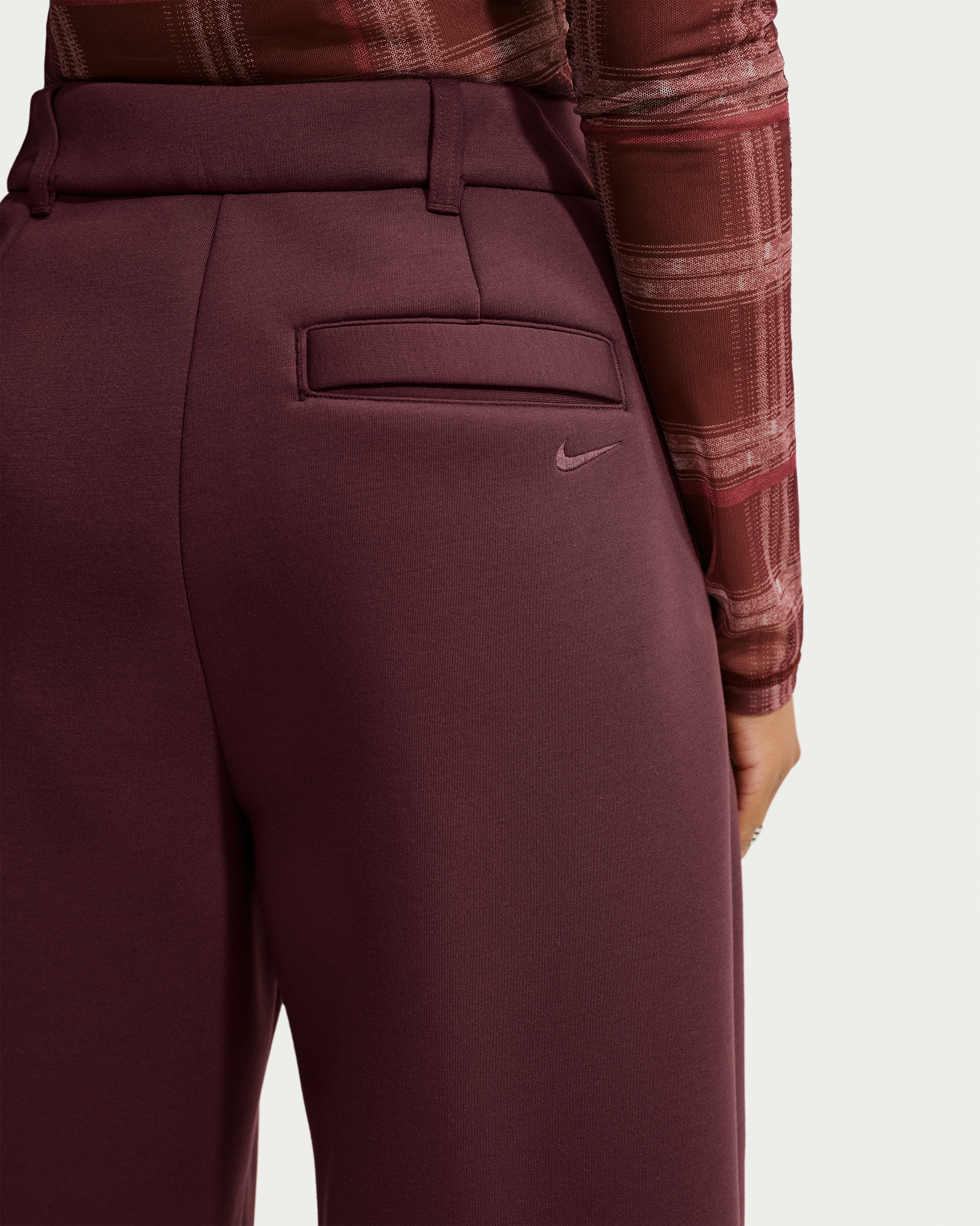 Nike Article Fleece Women's Loose Mid-Rise Trousers - Mystic Dates/Mystic Dates - View 3
