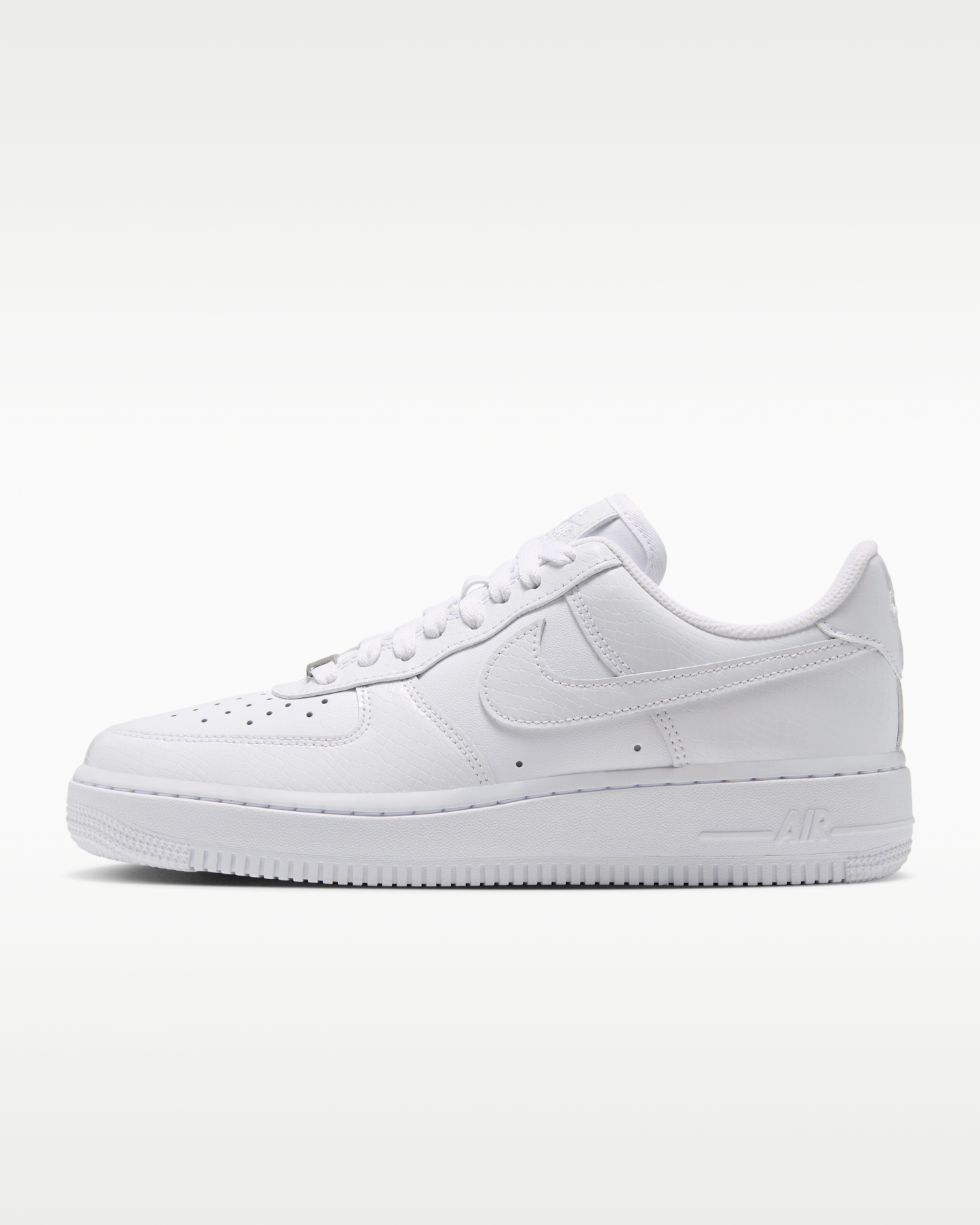 Nike Air Force 1 '07 Women's Shoes - White/Metallic Silver/White - View 1