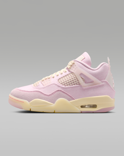 Air Jordan 4 Retro 'Pearl Pink and Iced Carmine' Women's Shoe - Pearl Pink/Coconut Milk/Muslin/Iced Carmine - View 1