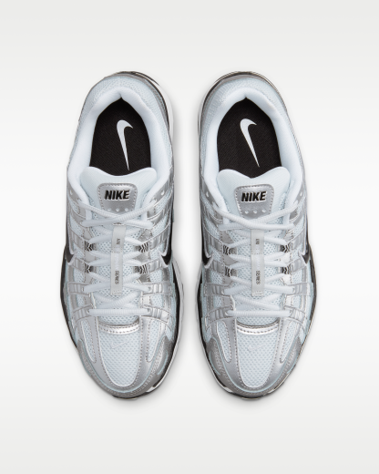 Nike P-6000 Shoes - White/Metallic Silver/Pure Platinum/Black - View 4