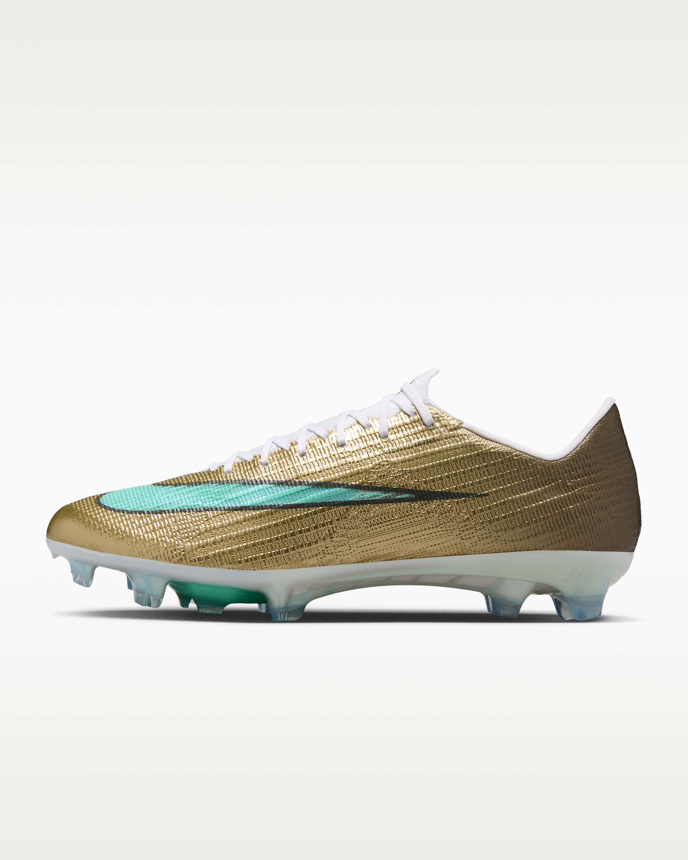 Nike Mercurial Superfly 11 Elite 'Kylian Mbappé' Firm-Ground Low-Top Football Boots - Metallic Gold/Green Glow - View 1