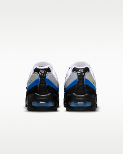 Nike Air Max 95 Big Bubble Men's Shoes - White/Black/Reflect Silver/Royal Blue - View 6