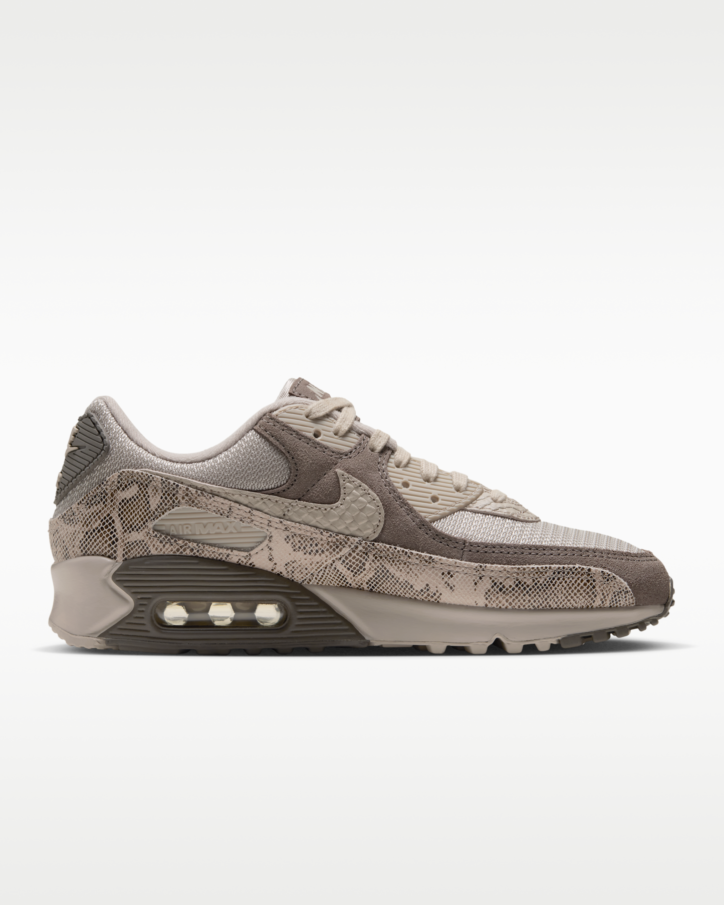 Nike Air Max 90 Women's Shoes - Cream II/Cave Stone/Cream II - View 3
