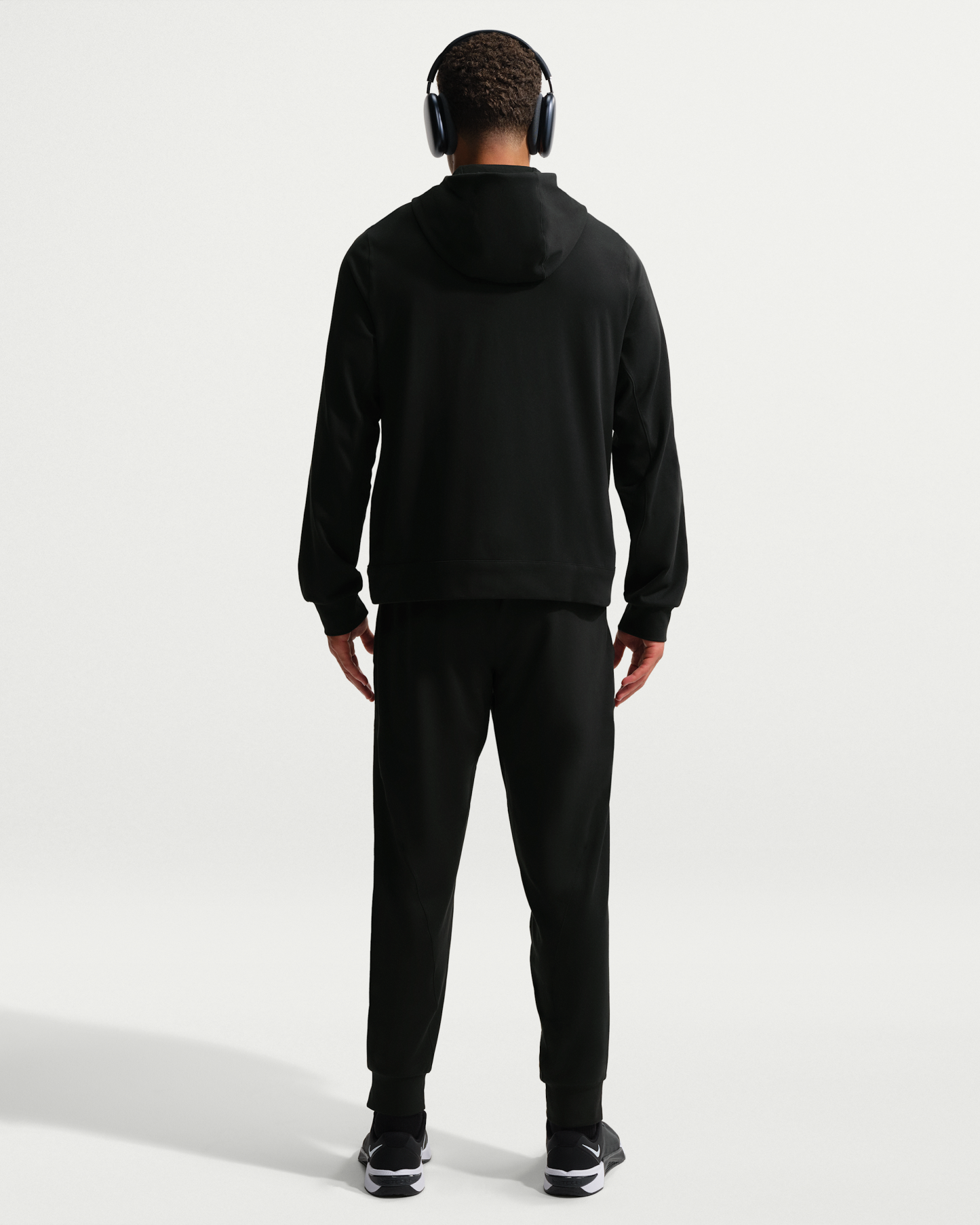 Nike Primary NanoKnit Men's Dri-FIT UV Protection Pullover Performance Hoodie - Black/Black - View 5
