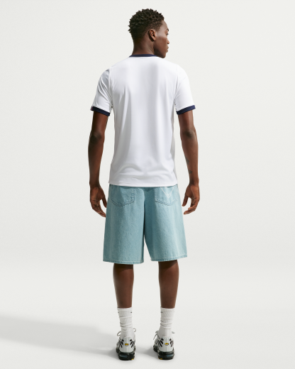 Paris Saint-Germain 2026/27 Stadium Away Men's Nike Dri-FIT Football Replica Jersey - White/College Navy/Global Red/College Navy - View 5