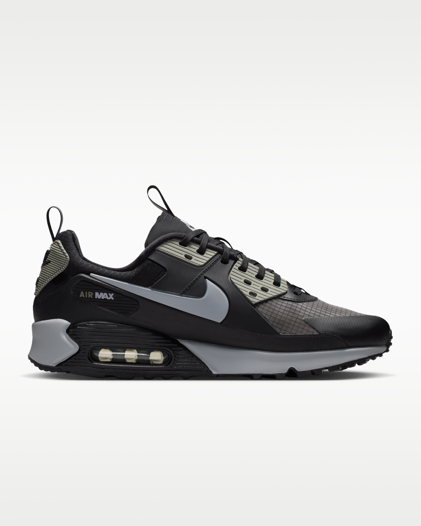Nike Air Max 90 Drift Men's Shoes - Black/Dark Stucco/Reflect Silver/Wolf Grey - View 3