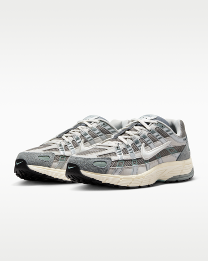 Nike P-6000 Shoes - Flat Pewter/Light Iron Ore/Metallic Silver/White - View 5