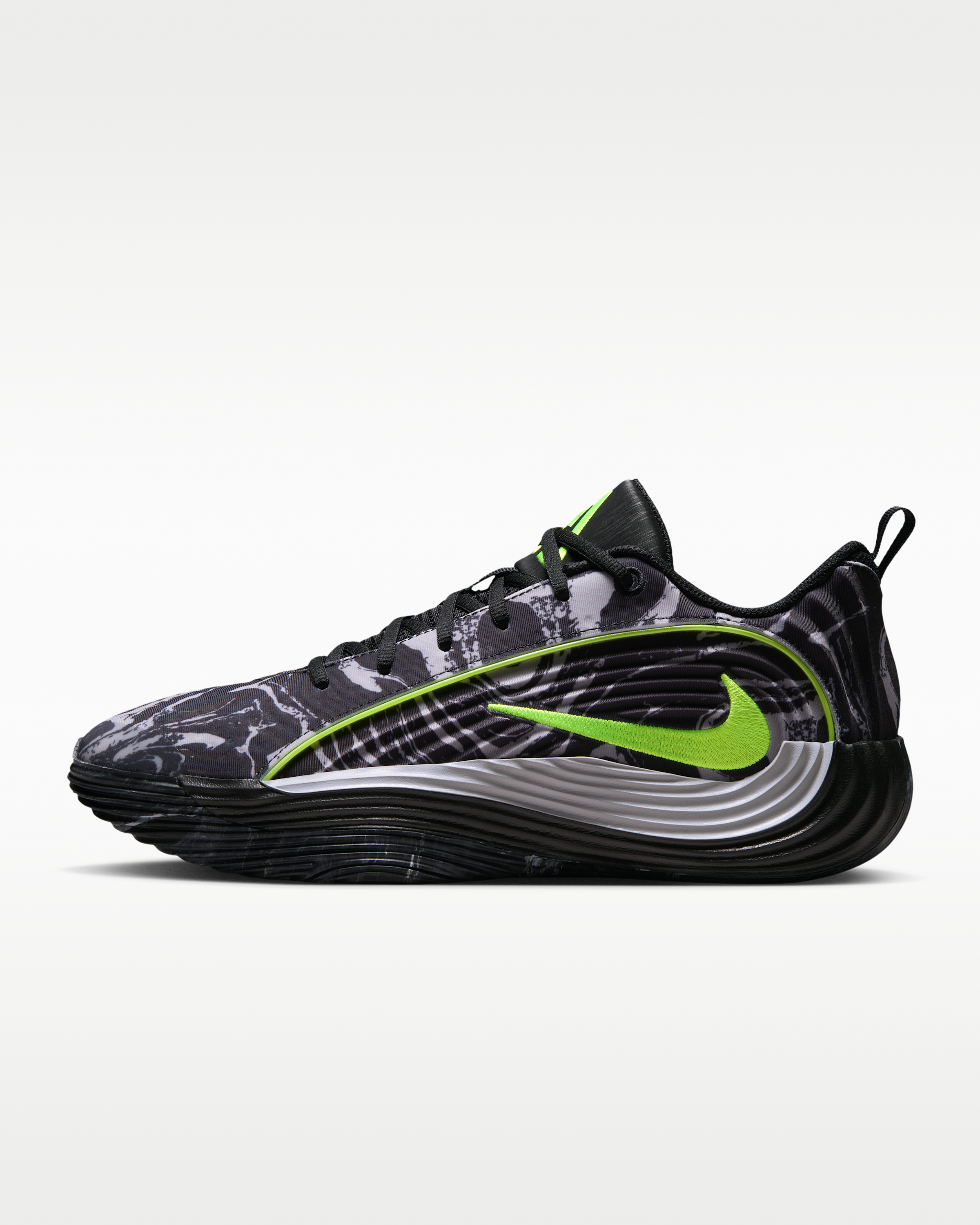 Giannis Immortality 5 Basketball Shoes - Black/Light Smoke Grey/Volt - View 1