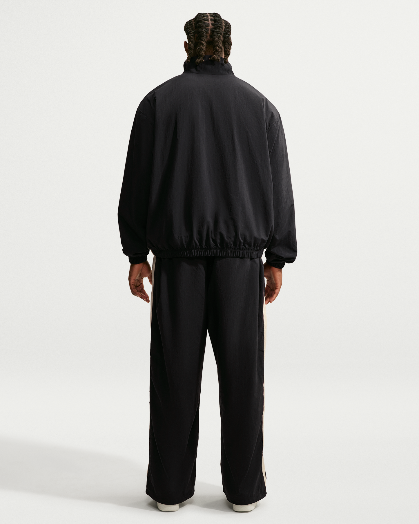 Nike Club Men's 1/2-Zip Jacket - Black/Sand Drift/Sand Drift - View 10