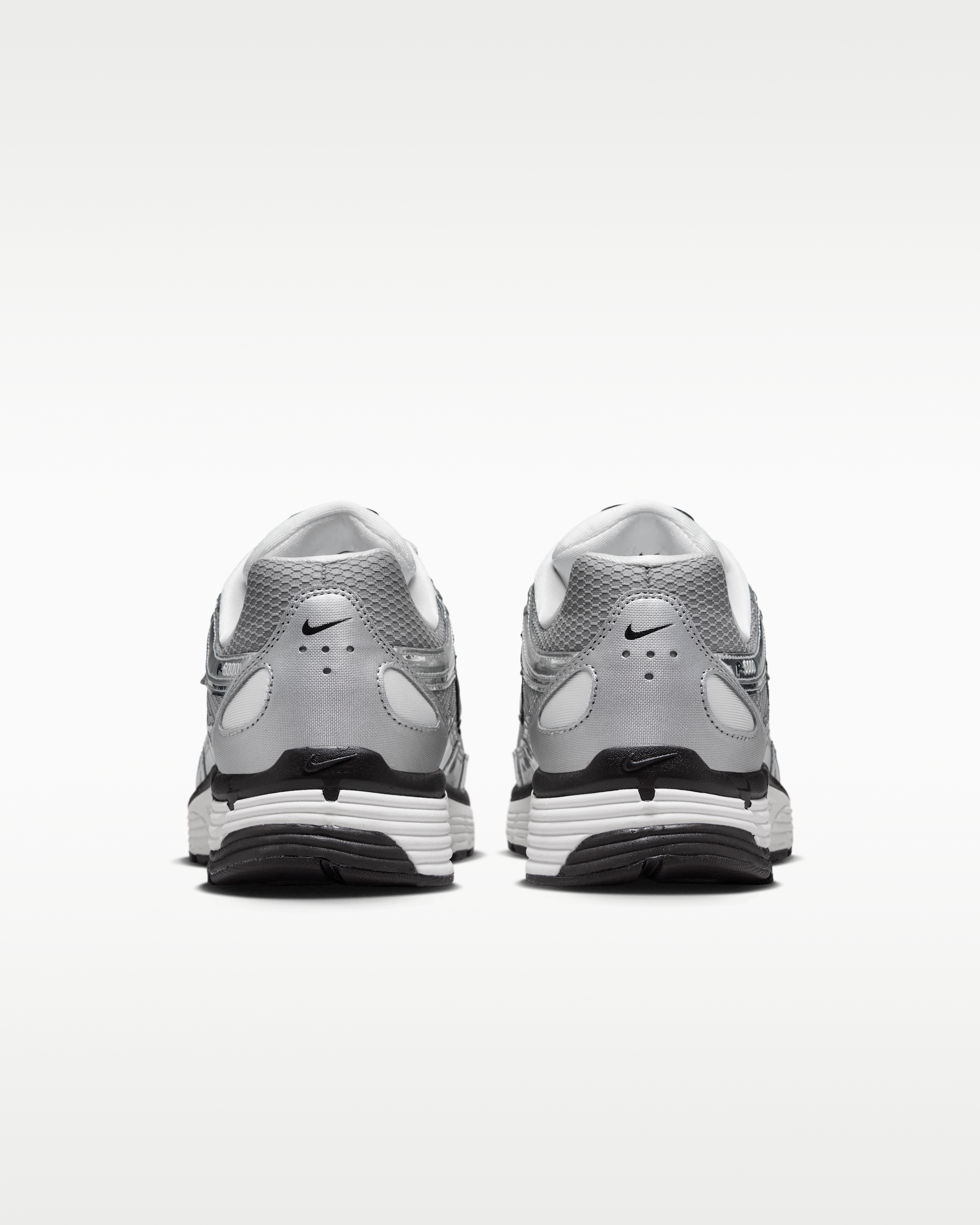 Nike P-6000 Shoes - Metallic Silver/Sail/Black/Metallic Silver - View 6