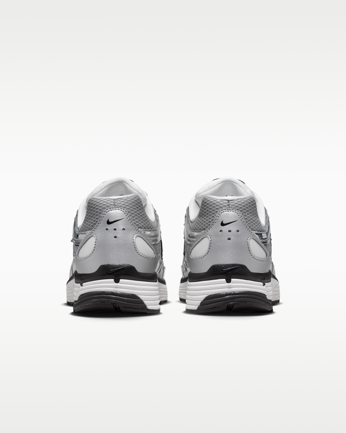 Nike P-6000 Shoes - Metallic Silver/Sail/Black/Metallic Silver - View 6