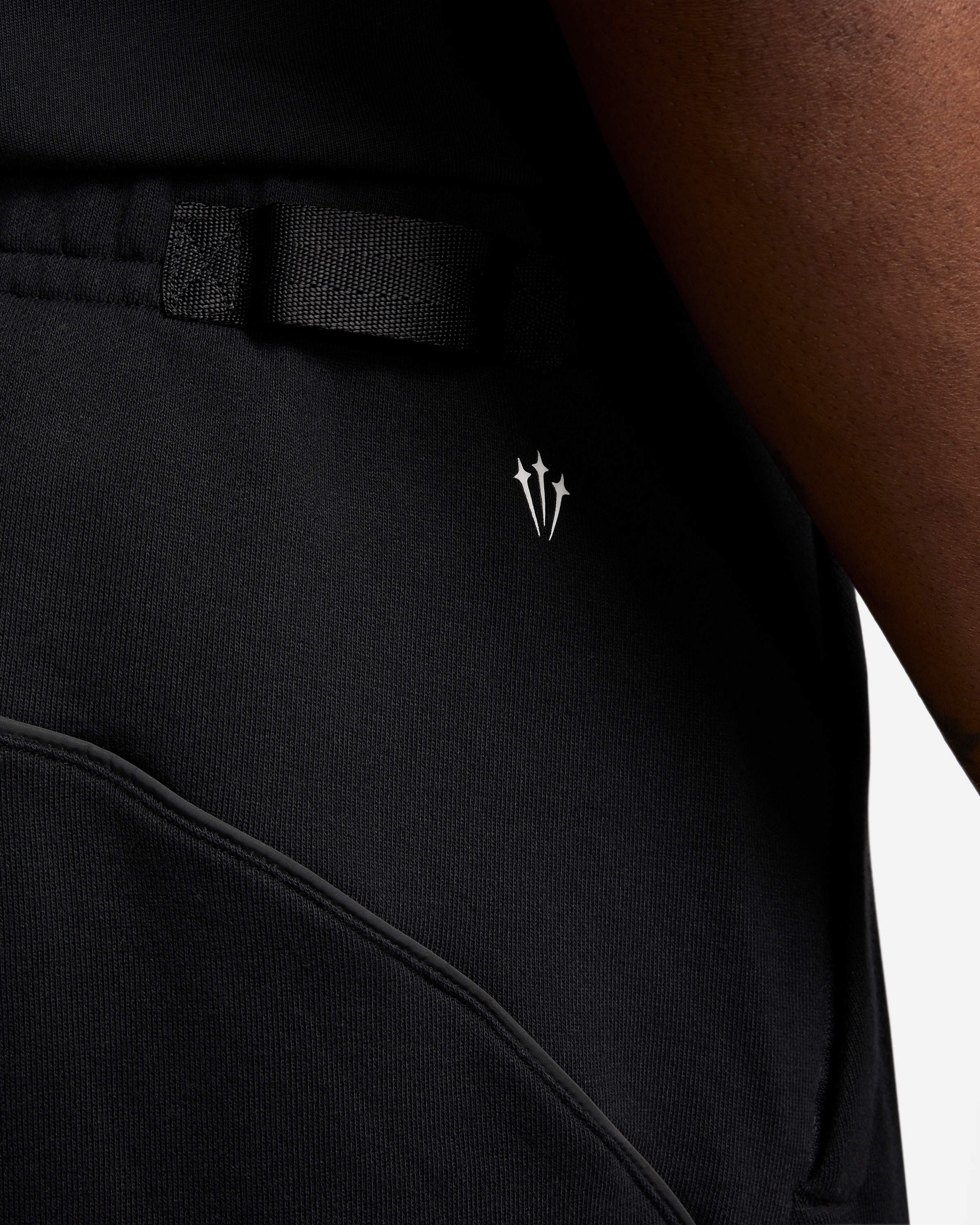 NOCTA NOCTA Fleece CS Open-Hem Tracksuit Bottoms - Black/Black/White - View 6