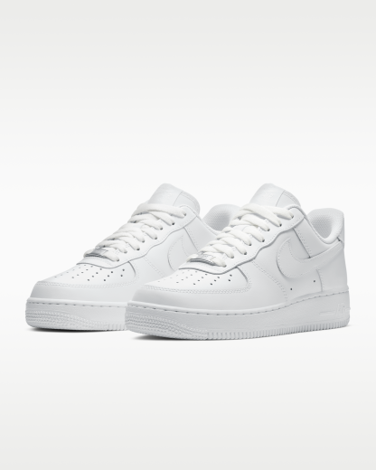 Nike Air Force 1 '07 Women's Shoes - White/White/White/White - View 5