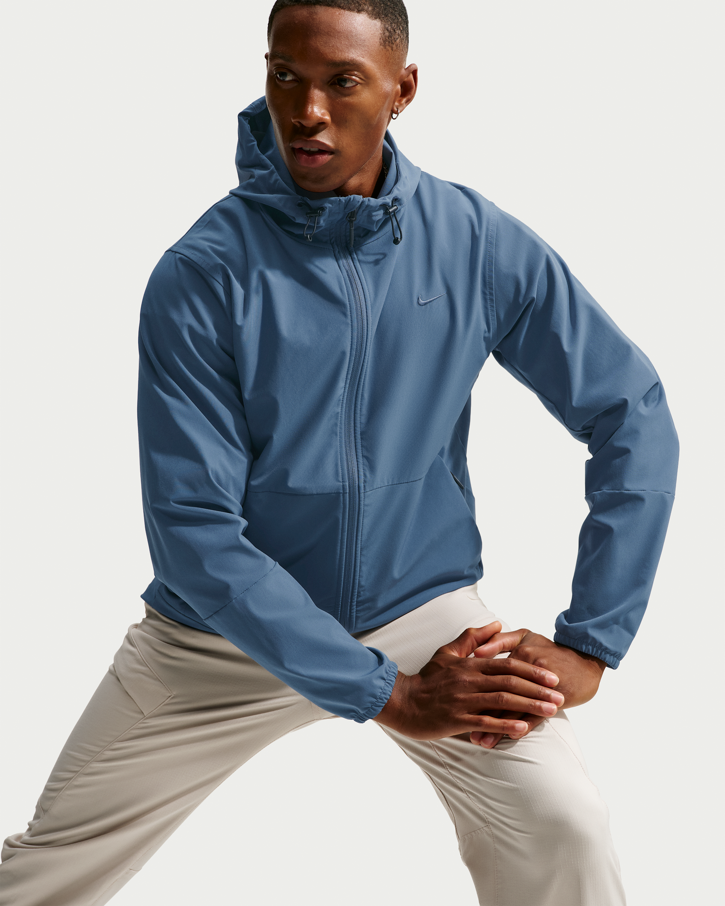 Nike Unlimited Men's Repel Hooded Versatile Jacket - New Slate/Black/New Slate - View 3