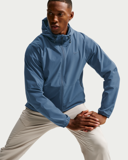 Nike Unlimited Men's Repel Hooded Versatile Jacket - New Slate/Black/New Slate - View 3