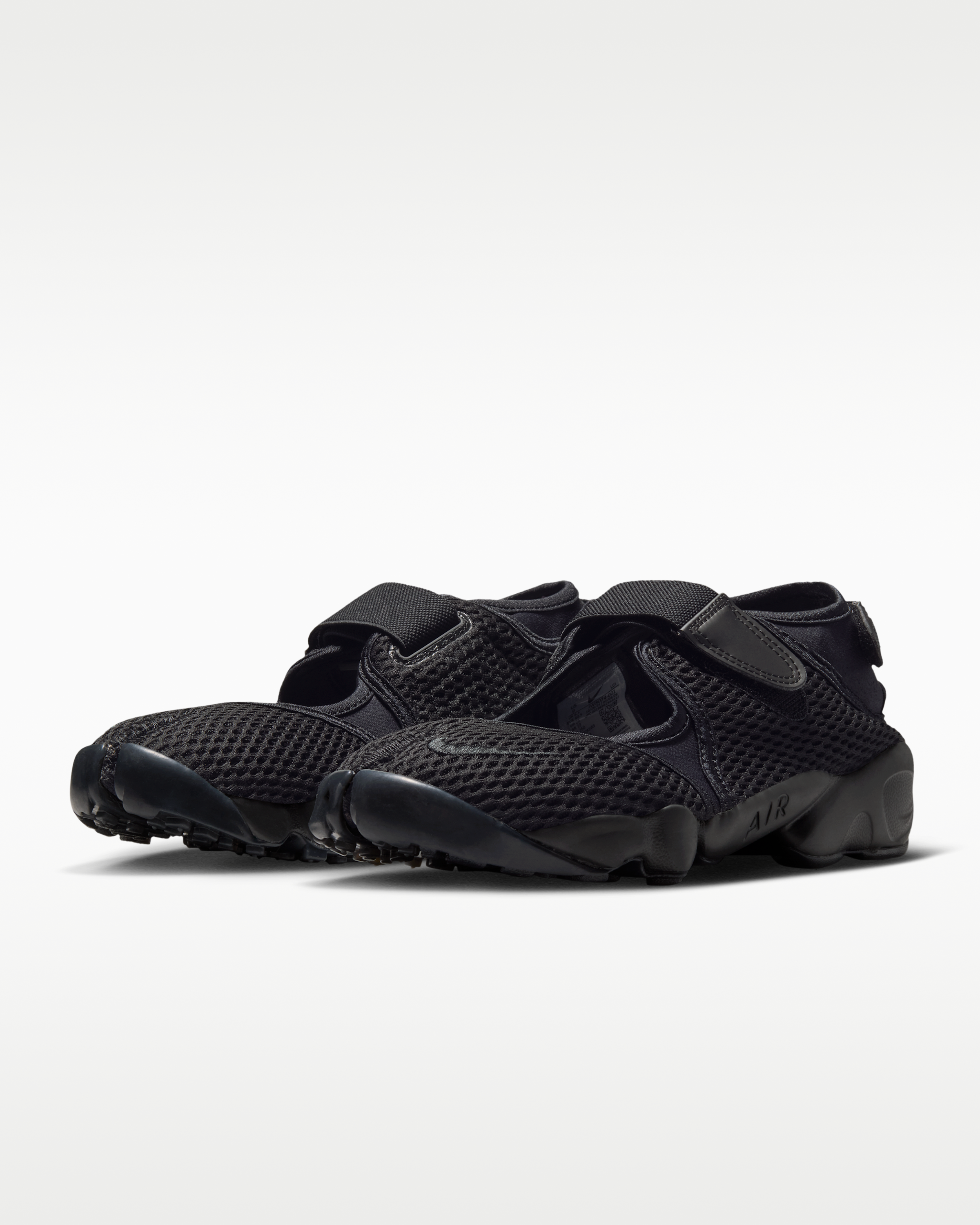 Nike Air Rift Mesh Women's Shoes - Black/White/Black - View 5