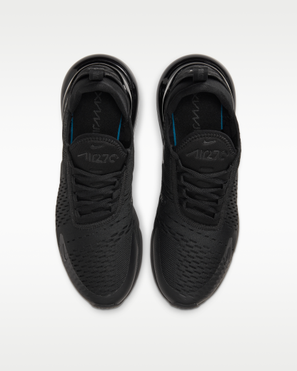 Nike Air Max 270 Men's Shoes - Black/Black/Black - View 4