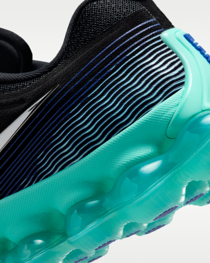 Nike Air Liquid Max Men's Shoes - Black/Radiant Blue/Aurora Green/Chrome - View 8