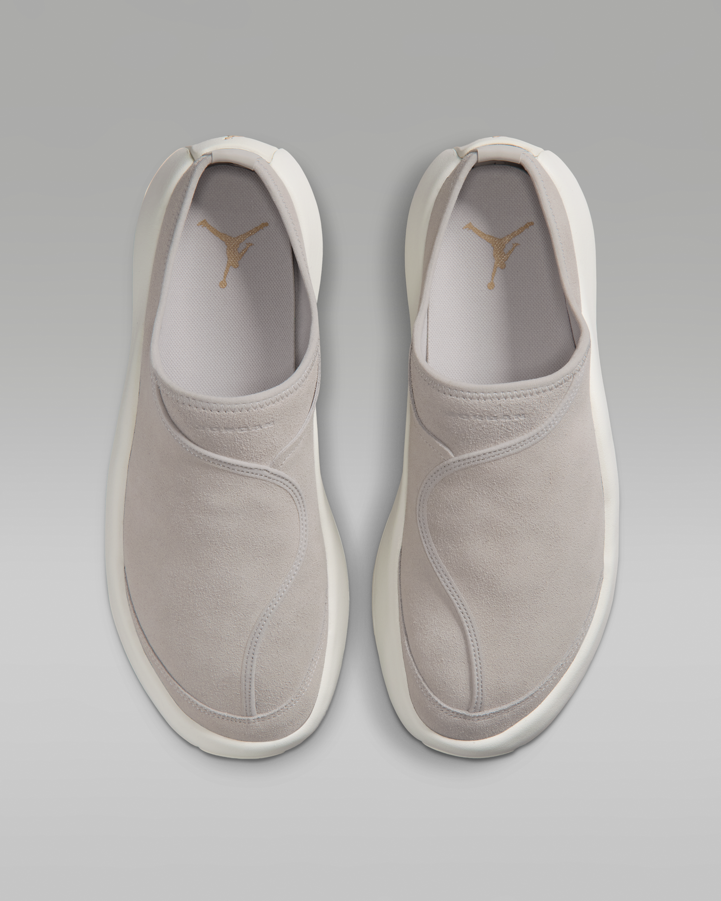 Jordan Future Men's Mules - Light Iron Ore/Swan/Legend Medium Brown - View 4