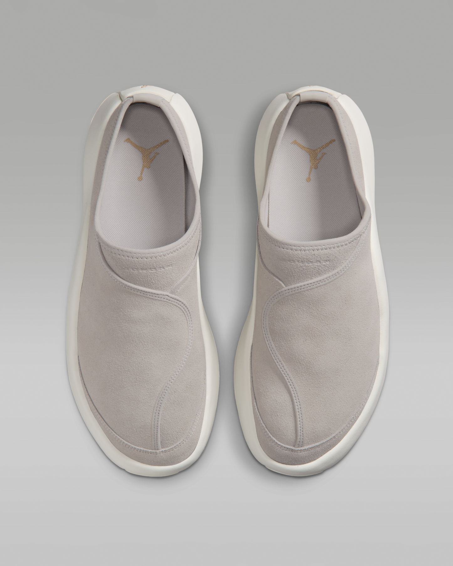 Jordan Future Men's Mules - Light Iron Ore/Swan/Legend Medium Brown - View 4