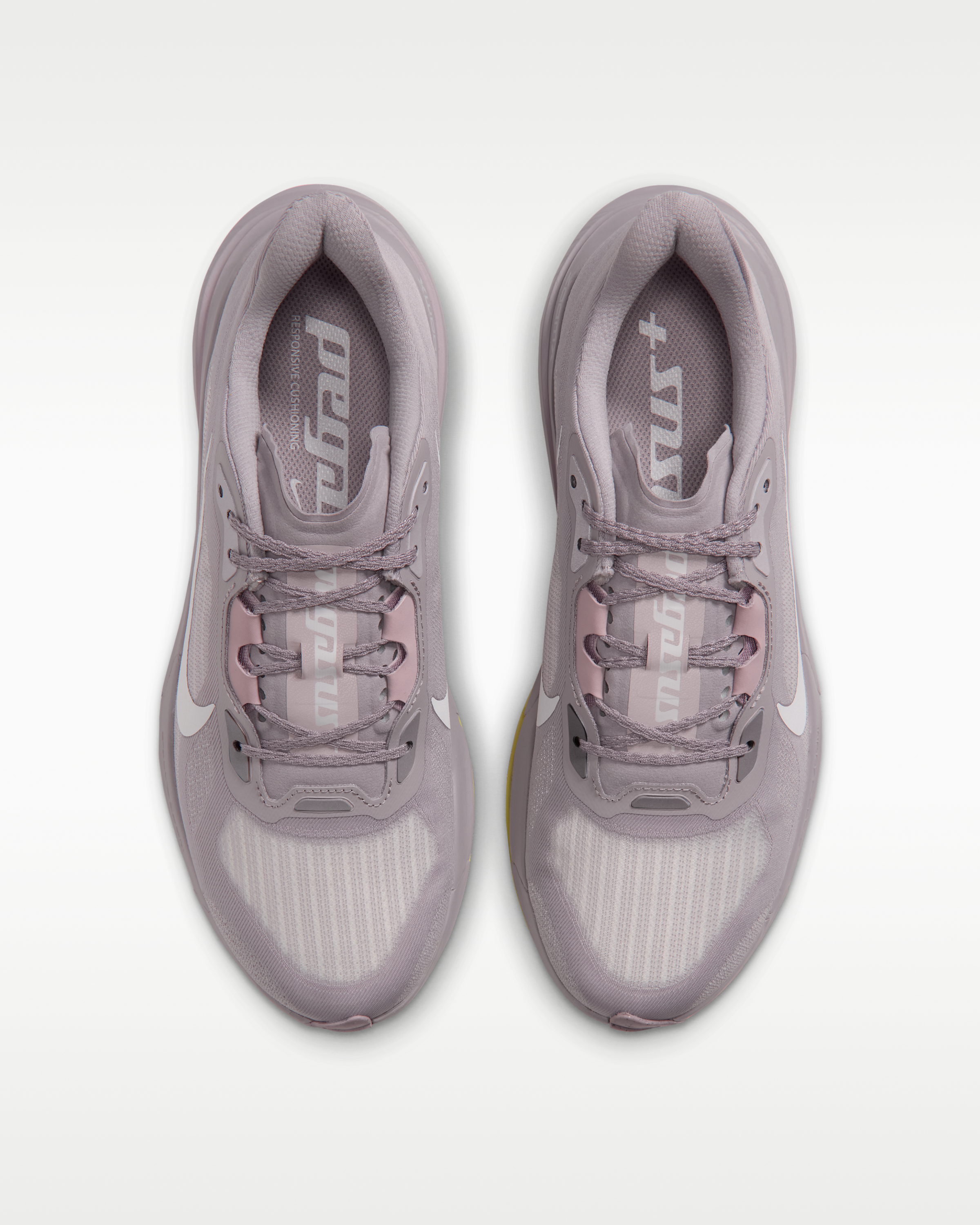 Nike Pegasus Plus 2 Women's Road-Running Shoes - Silver Lilac/Particle Rose/Fennel/Sail - View 4