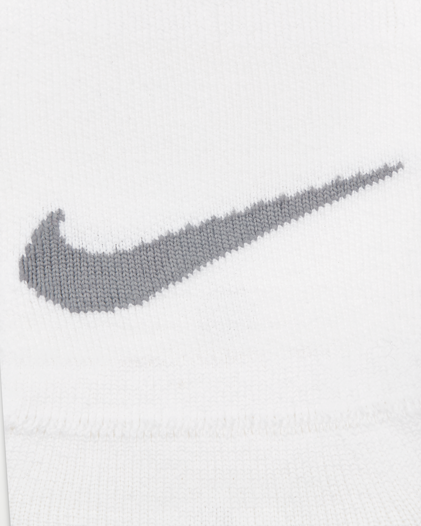 Nike Everyday Plus Lightweight Women's Training Footie Socks (3 Pairs) - White/Wolf Grey - View 4