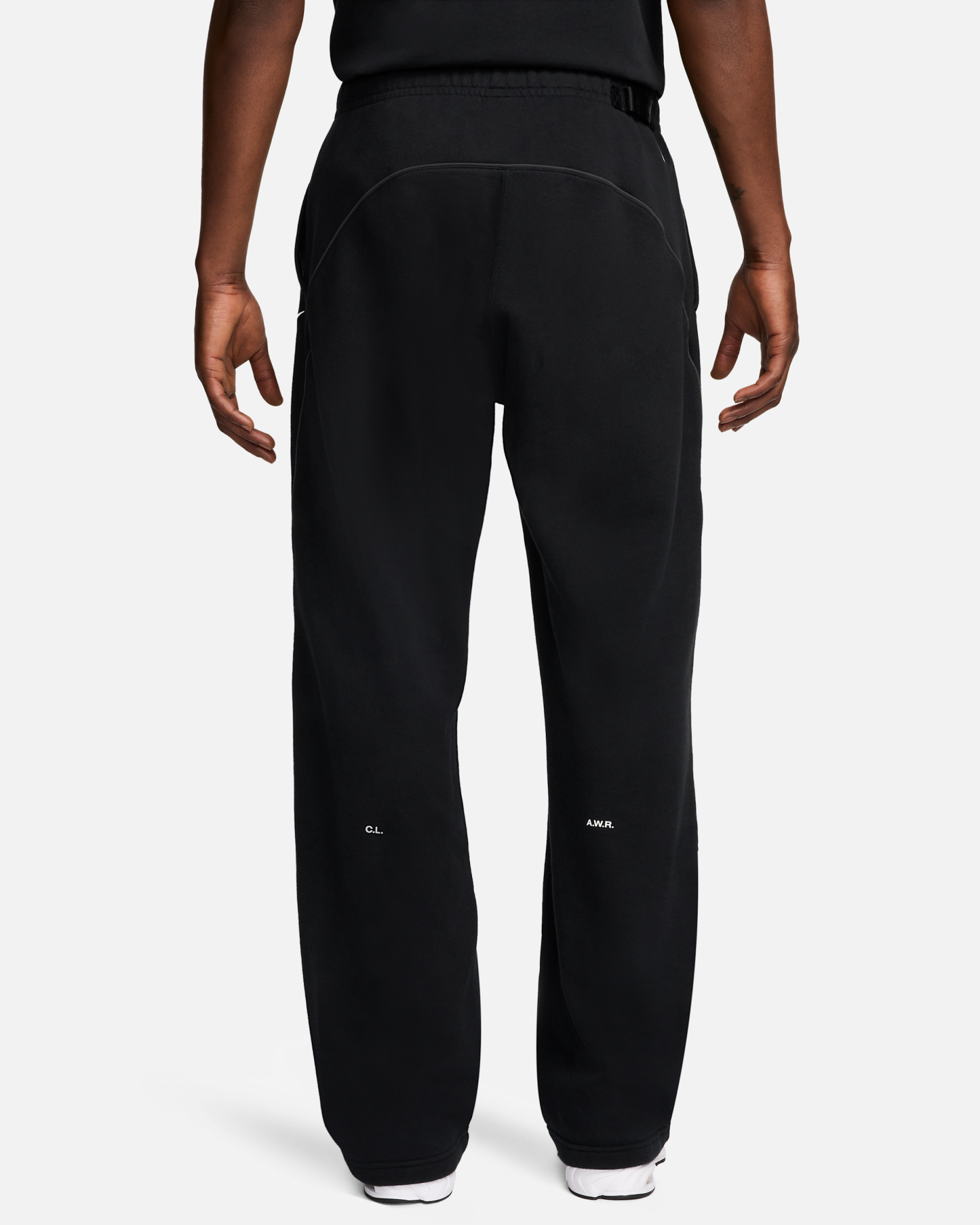 NOCTA NOCTA Fleece CS Open-Hem Tracksuit Bottoms - Black/Black/White - View 4