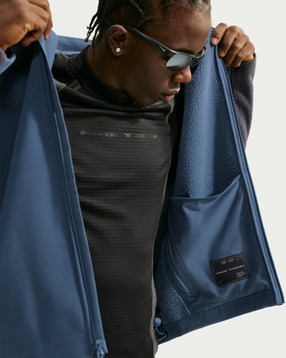 Nike Tech Boreas Men's Therma-FIT Full-Zip Hoodie - New Slate/Anthracite/Black - View 6