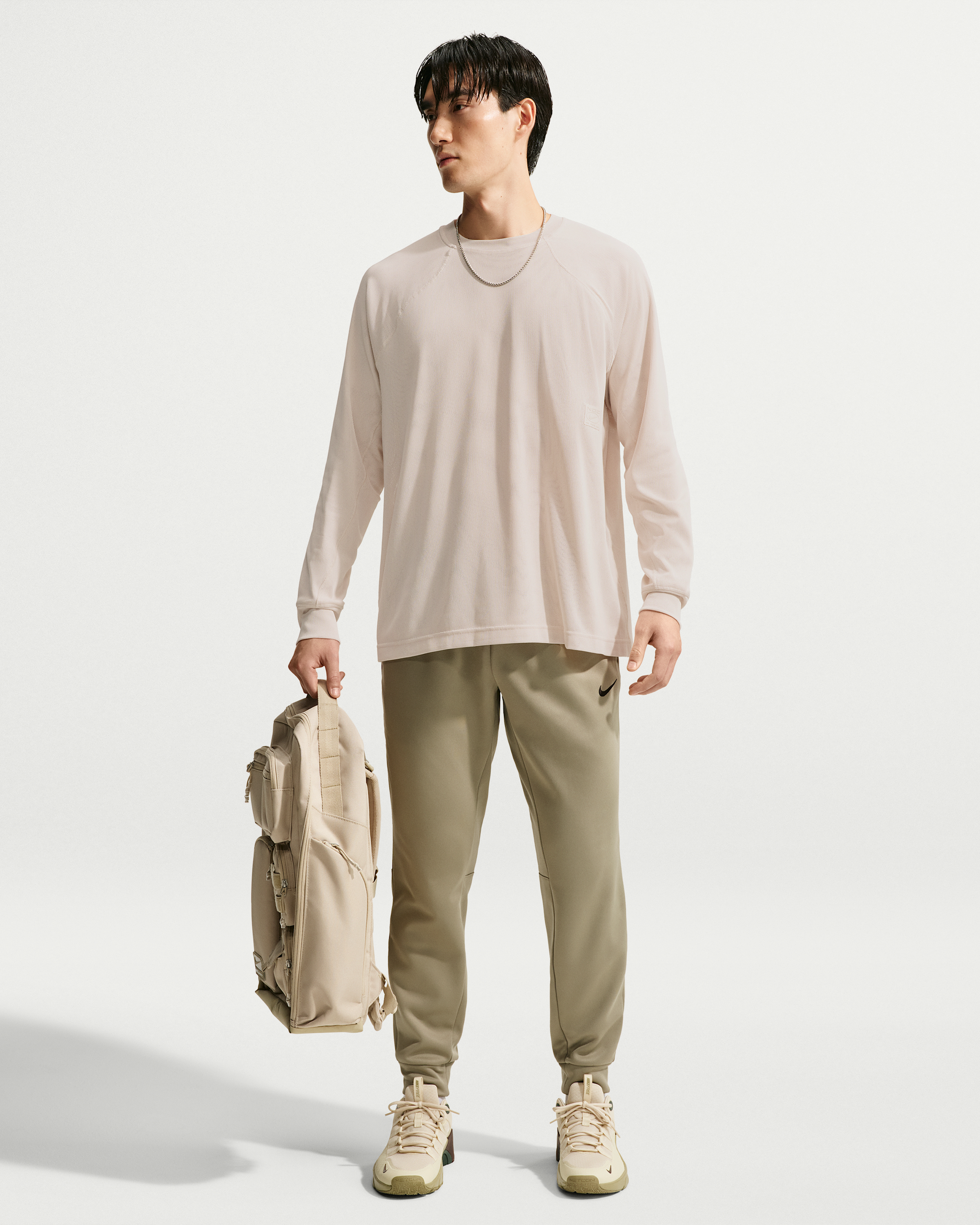 Nike N.A.C. Men's Dri-FIT Long-Sleeve Top - Light Orewood Brown/Light Orewood Brown - View 4